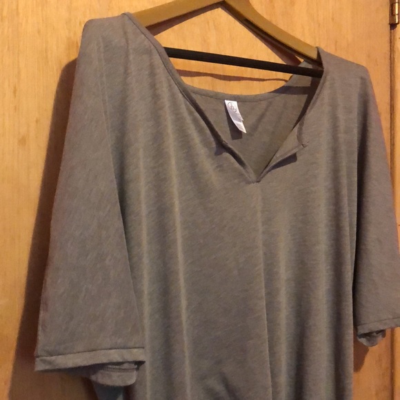 Alternative Earth Women’s s/s Taupe top ~ medium - Picture 4 of 9